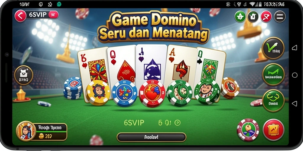 Gameplay Domino yang seru dan interaktif dalam 6SVIP.