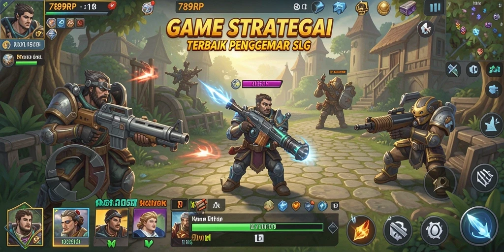 Tampilan menakjubkan dalam permainan strategi SLG