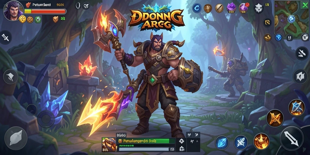 Tampilan seru dari gameplay ARPG 8G8G dengan aksi mendebarkan.