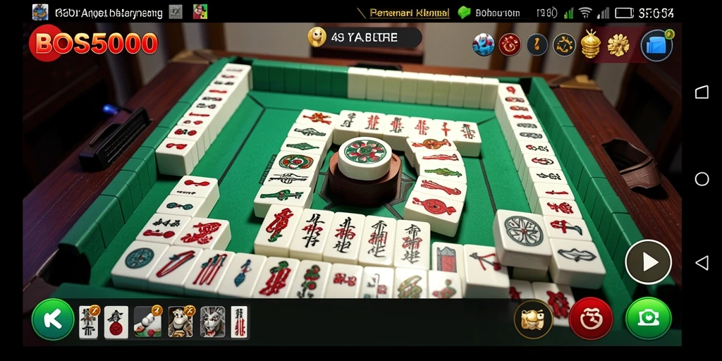Screenshot gameplay Mahjong yang menampilkan berbagai level dan tantangan seru.