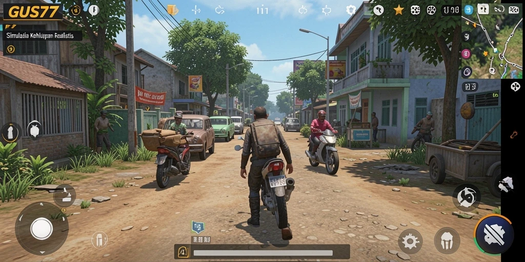Tampilan gameplay <strong>GUS77</strong> yang menakjubkan dan interaktif.