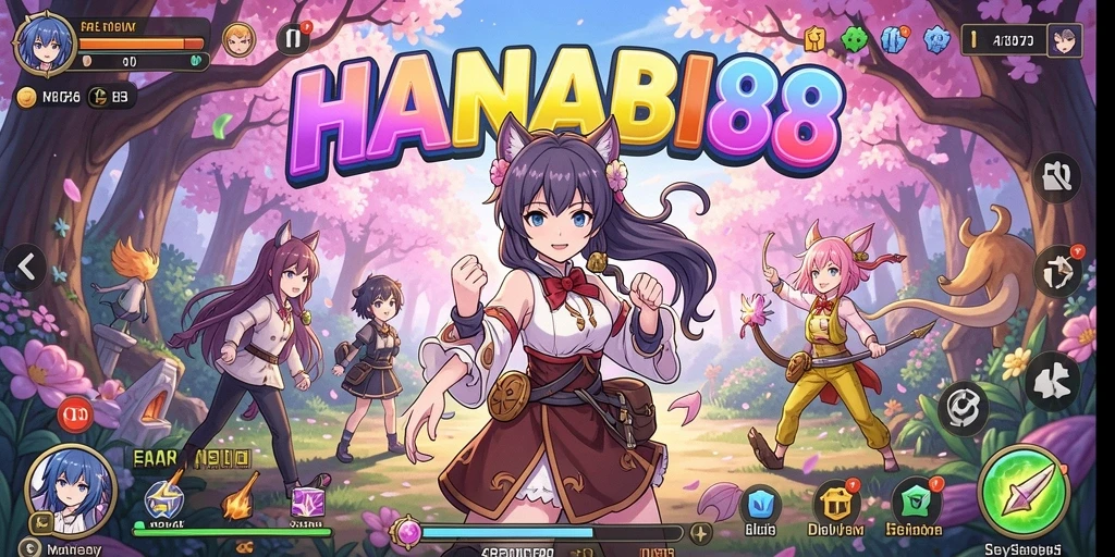 Gameplay seru dan karakter Anime yang menarik di HANABI88.