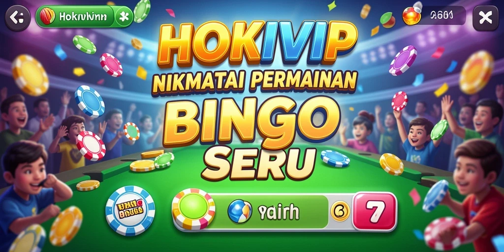 Tampilan gameplay HOKIVIP dengan suasana Bingo yang menarik.