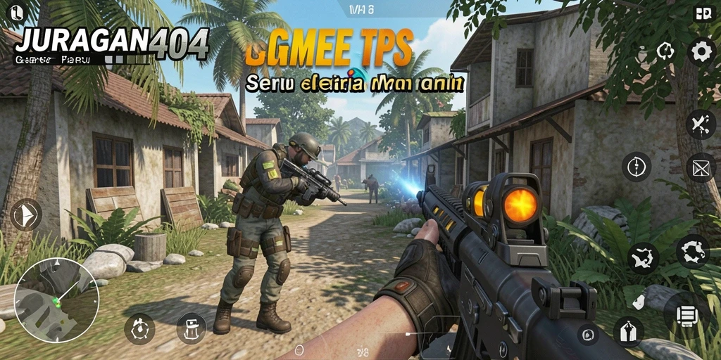Tampilan gameplay seru dari JURAGAN404 dengan aksi mendebarkan.