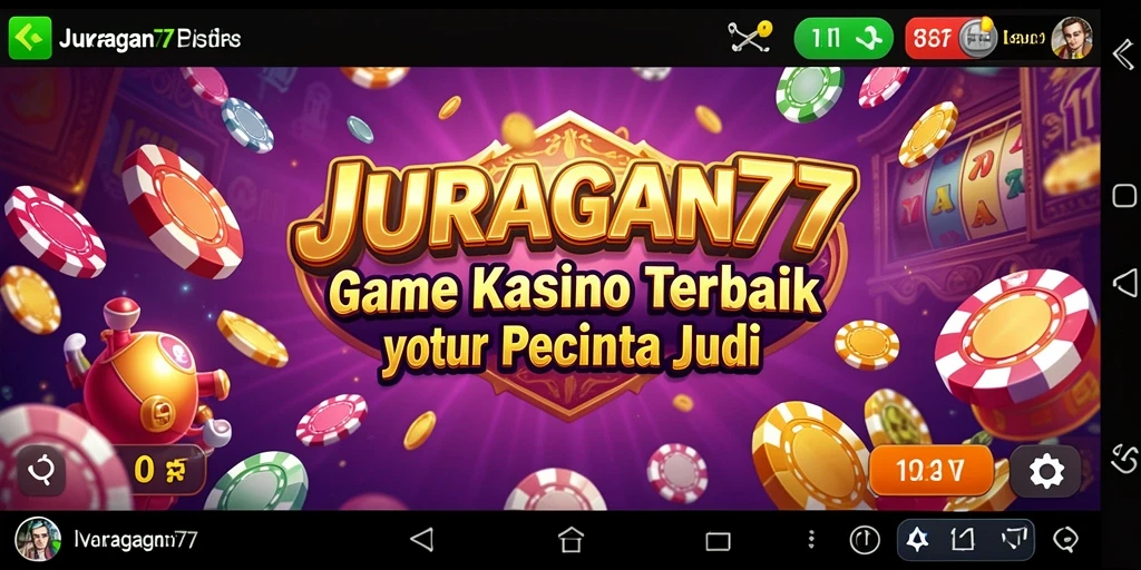 Screenshot JURAGAN77 menampilkan aksi seru dari permainan Kasino.