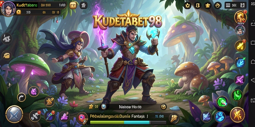 Tampilan gameplay KUDETABET98 yang menawan dan penuh warna.