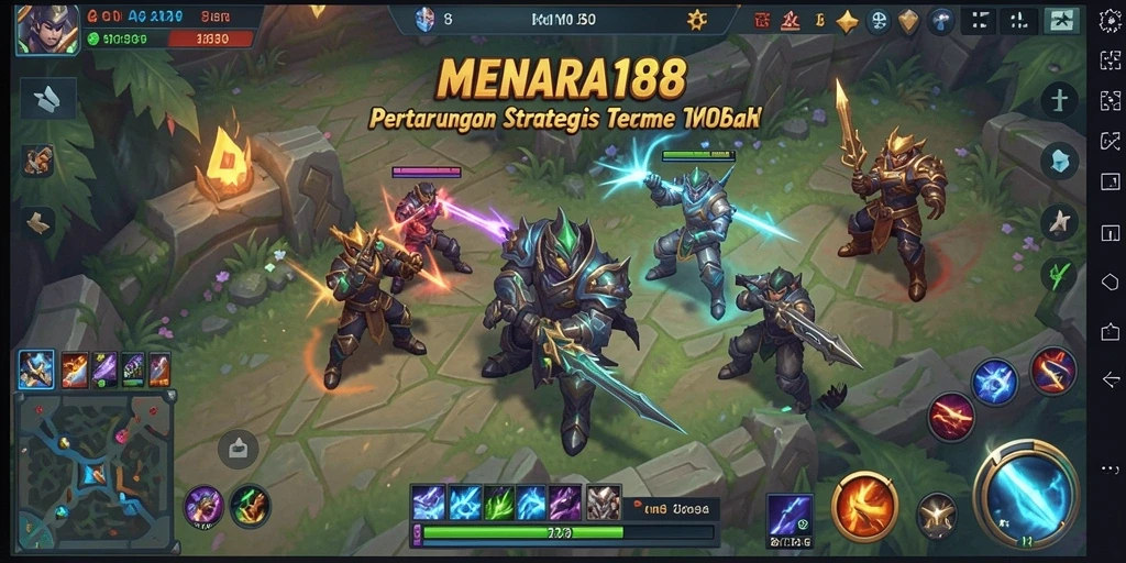 Tampilan gameplay seru dan menegangkan di MENARA188.
