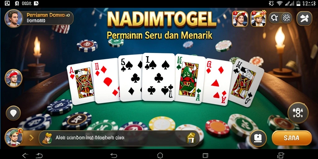 Tampilan gameplay NADIMTOGEL yang menarik dan interaktif.
