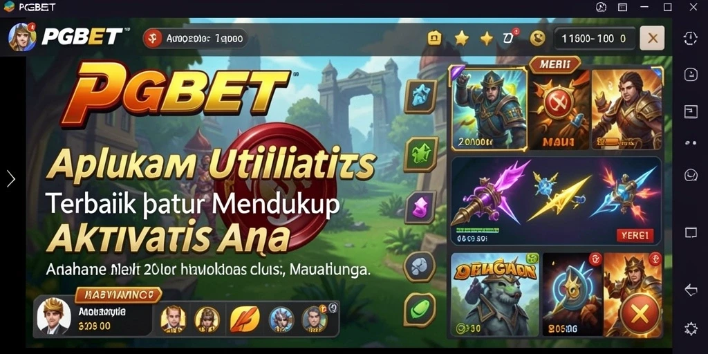 Tampilan antarmuka PGBET yang ramah pengguna untuk manajemen tugas.