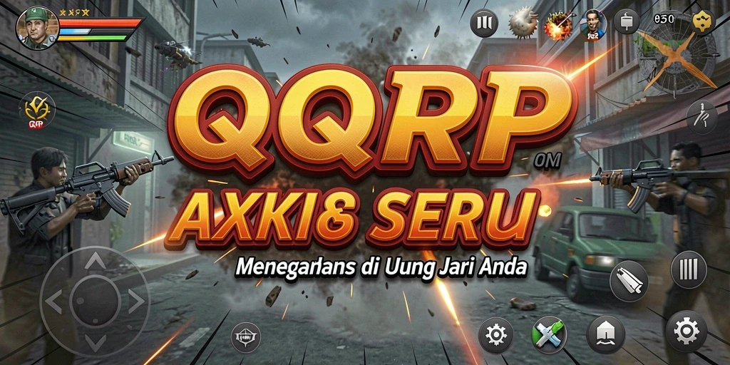 Gameplay seru di QQRP dengan pertarungan dinamis.