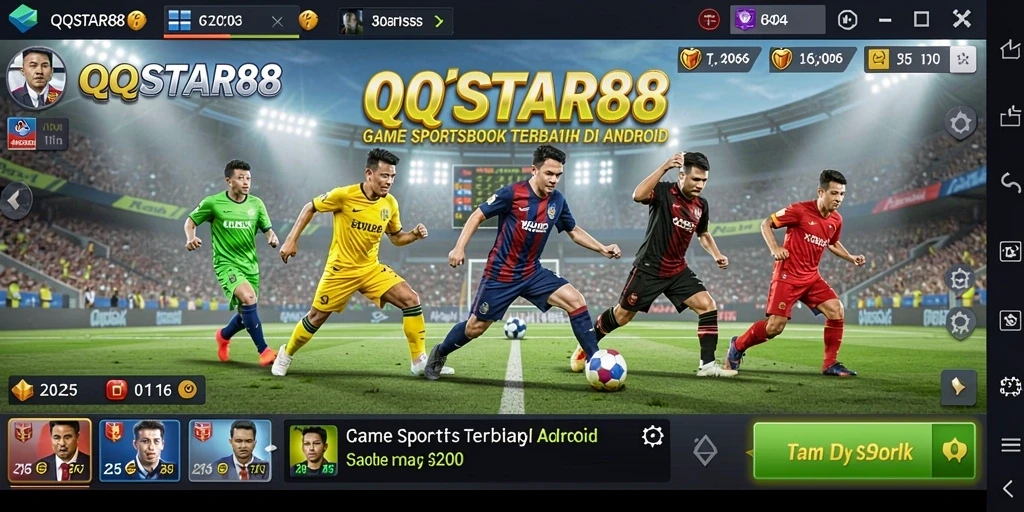 Tampilan gameplay menarik di QQSTAR88 dengan berbagai pilihan taruhan olahraga.