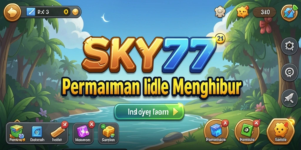 Tampilan menakjubkan dari gameplay Idle SKY77 yang menawan.